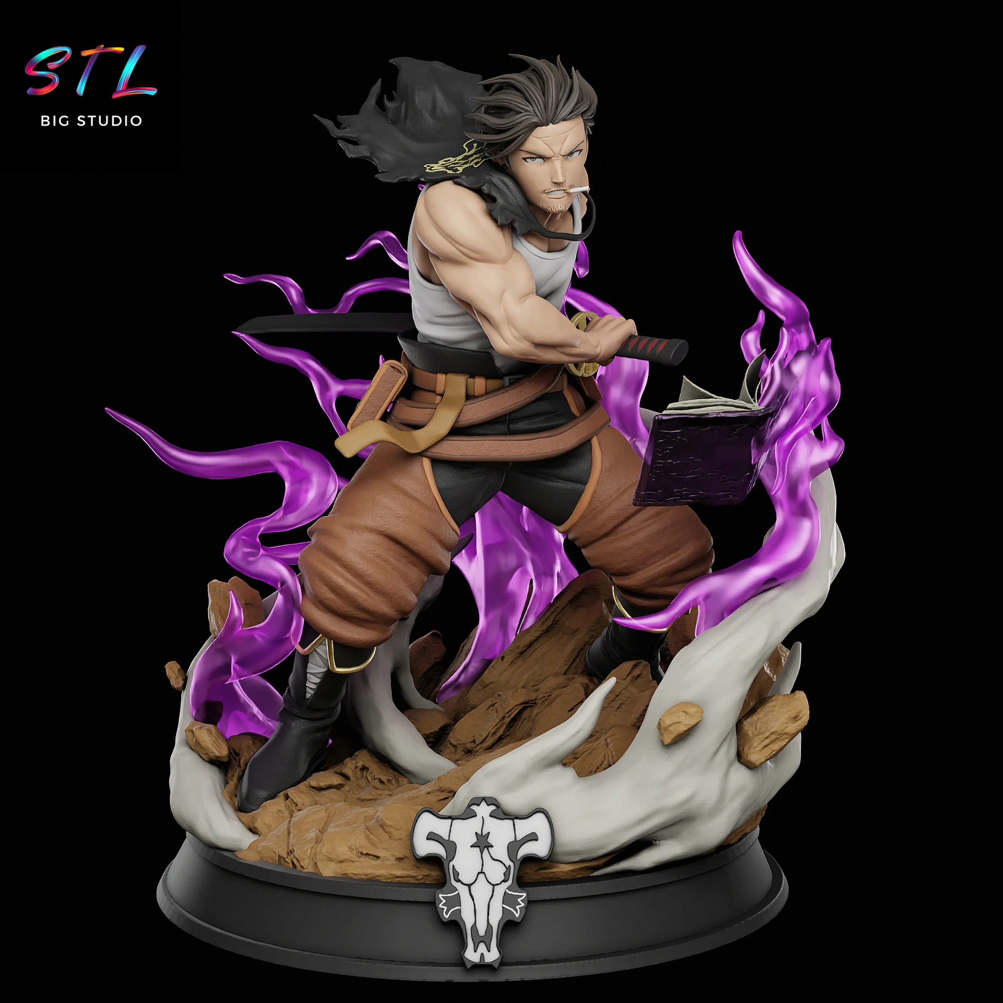 Yami Sukehiro STL | Black Clover | 3D Printable Figure Model