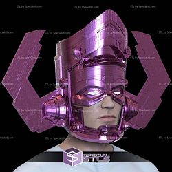 Cosplay STL Files Galactus Fantastic Four Helmet 3D Model