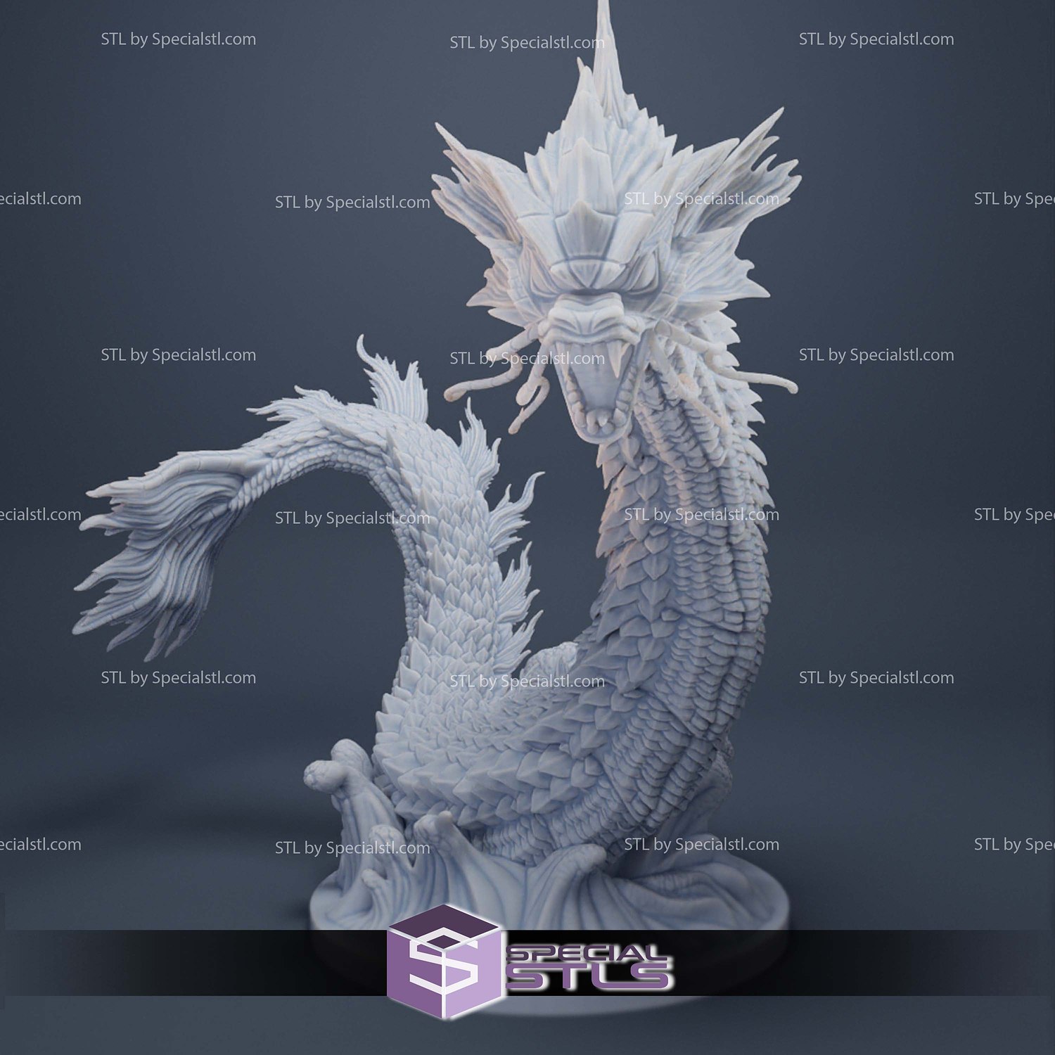 Pokemon Leviathan Gyarados 3D Printer Files STL Model — view 5