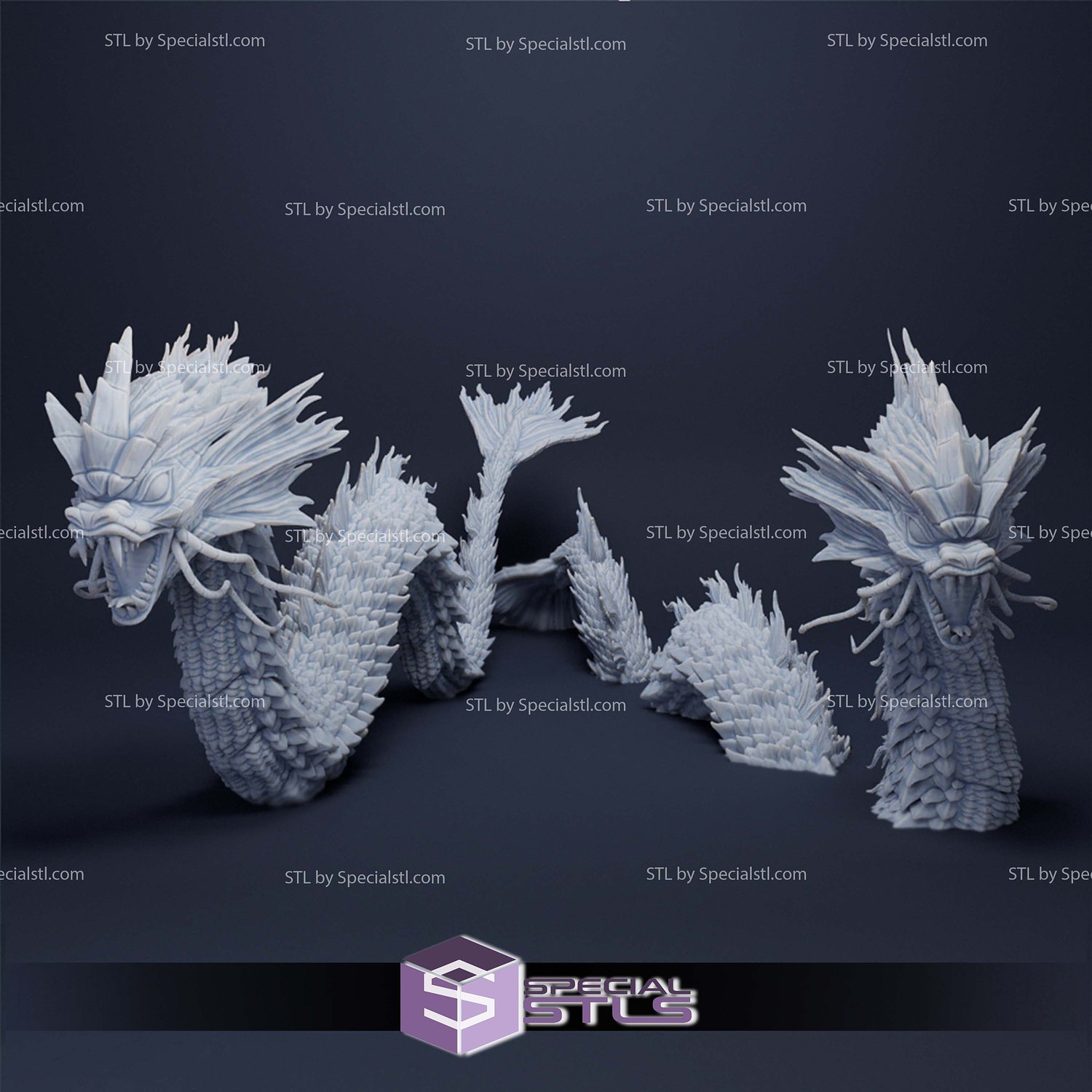 Pokemon Leviathan Gyarados 3D Printer Files STL Model — view 6