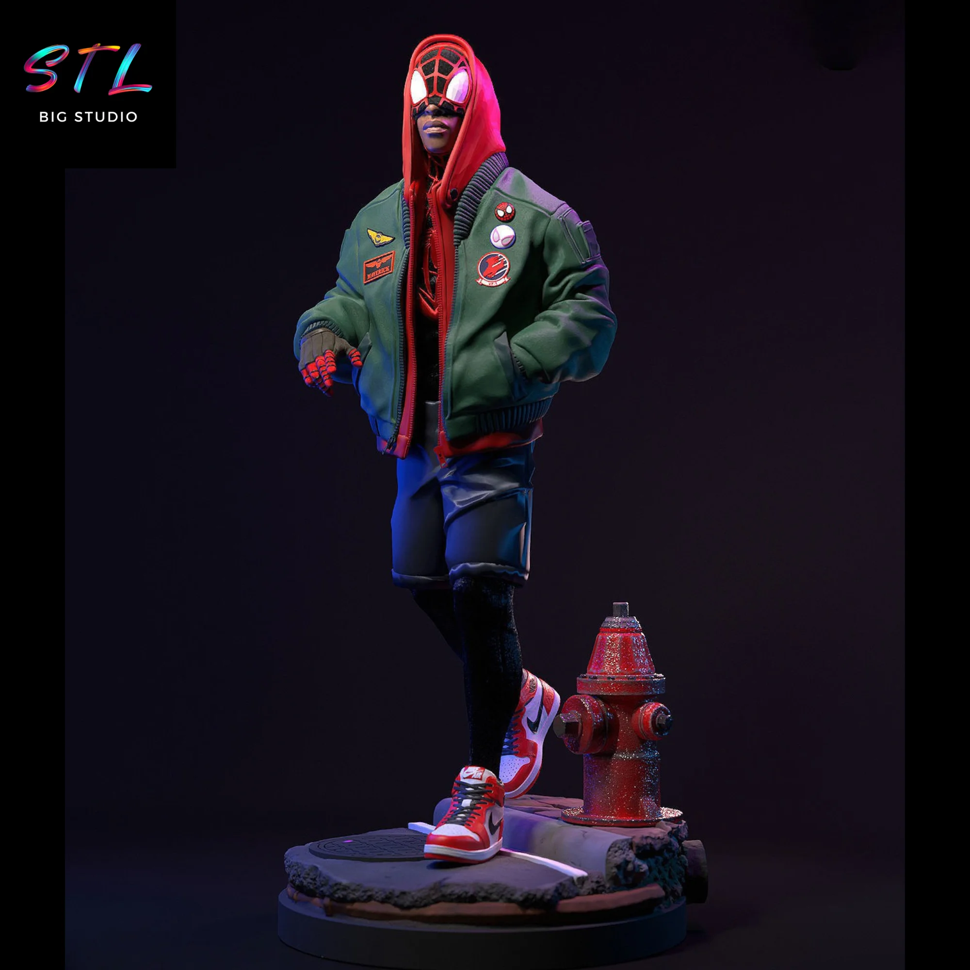 Miles Morales STL | Marvel | 3D Model to Print Model