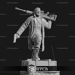 Basic STL Billy Butcher Sculptures 3D Printing Model