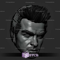 Custom Head STL Spiderman Andrew Garfield V2 3D Model
