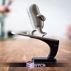 Mini Figure Collection Silver Surfer 3D STL Model