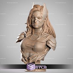 Huntress DC Hero Portrait Bust 3D Printer Files STL Model