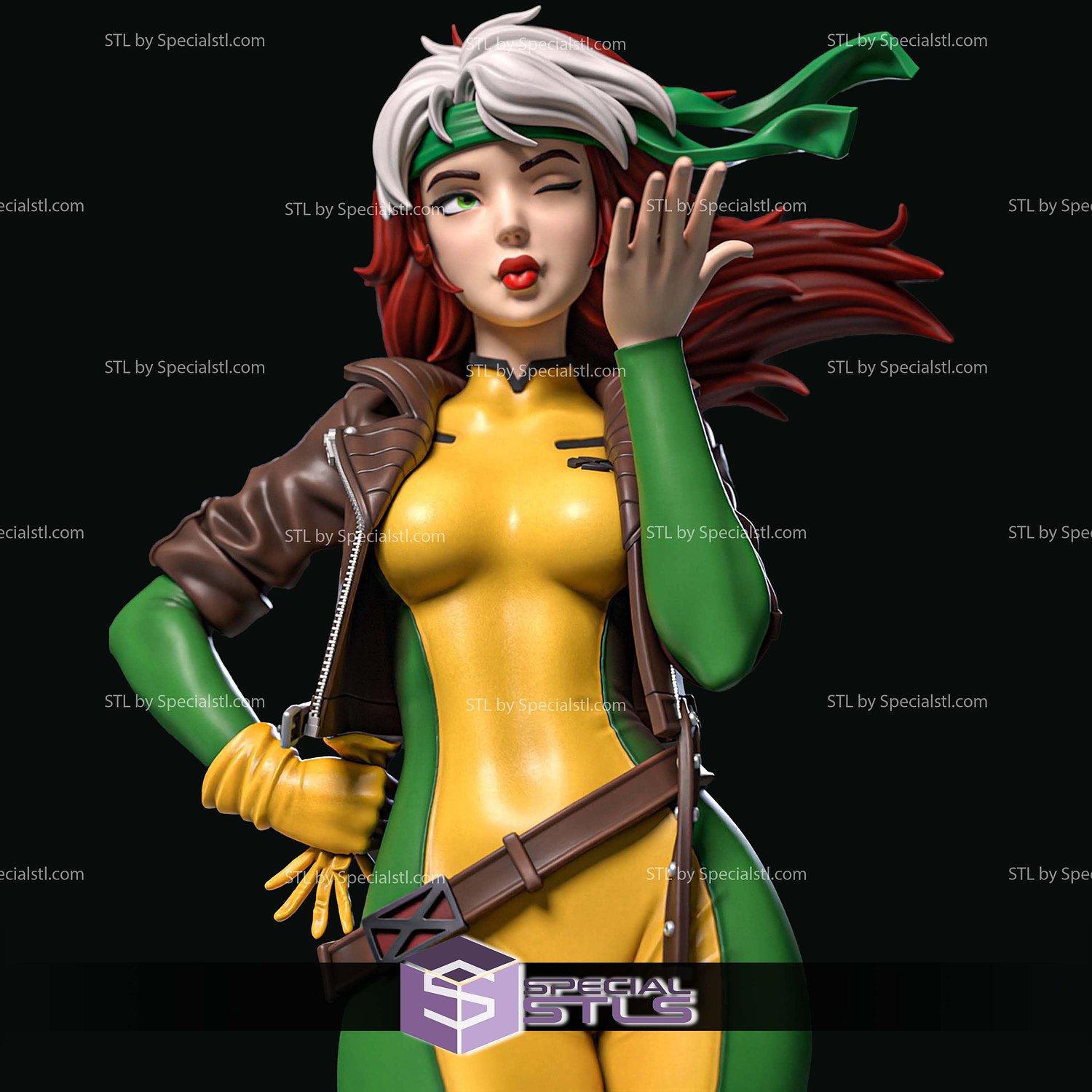 Rogue Blown Kiss 3D Printer Files STL Model — view 2