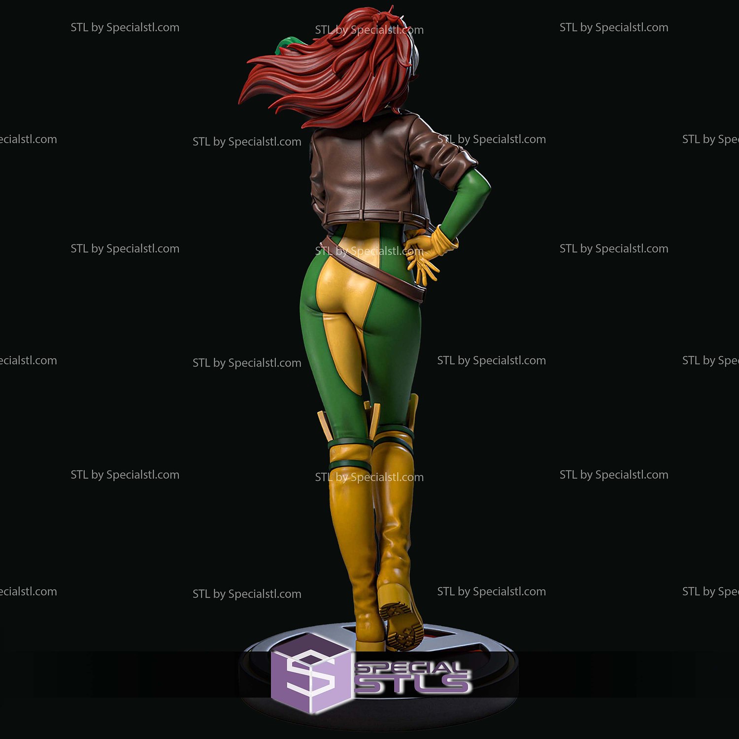 Rogue Blown Kiss 3D Printer Files STL Model — view 4