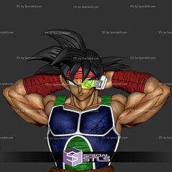 Bardock New Version 3D Model Sculpture STL Model