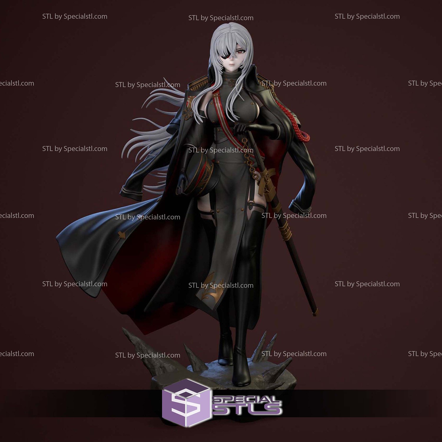 Fritz LeMay Azur Lane 3D Printer Files STL Model — view 3