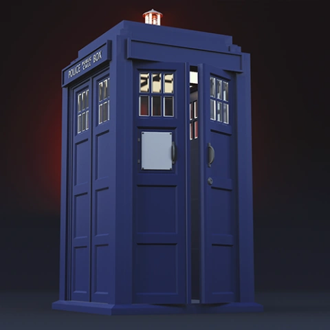 TARDIS 3D Printing Model | Assembly STL Model