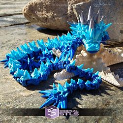Super Basic STL Flexi Void Sea Dragon 3D Model
