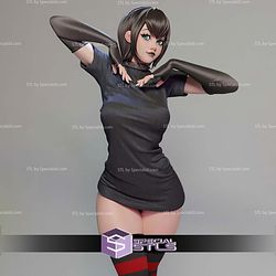 Mavis Dracula Home Outfit Stand STL Files 3D Model