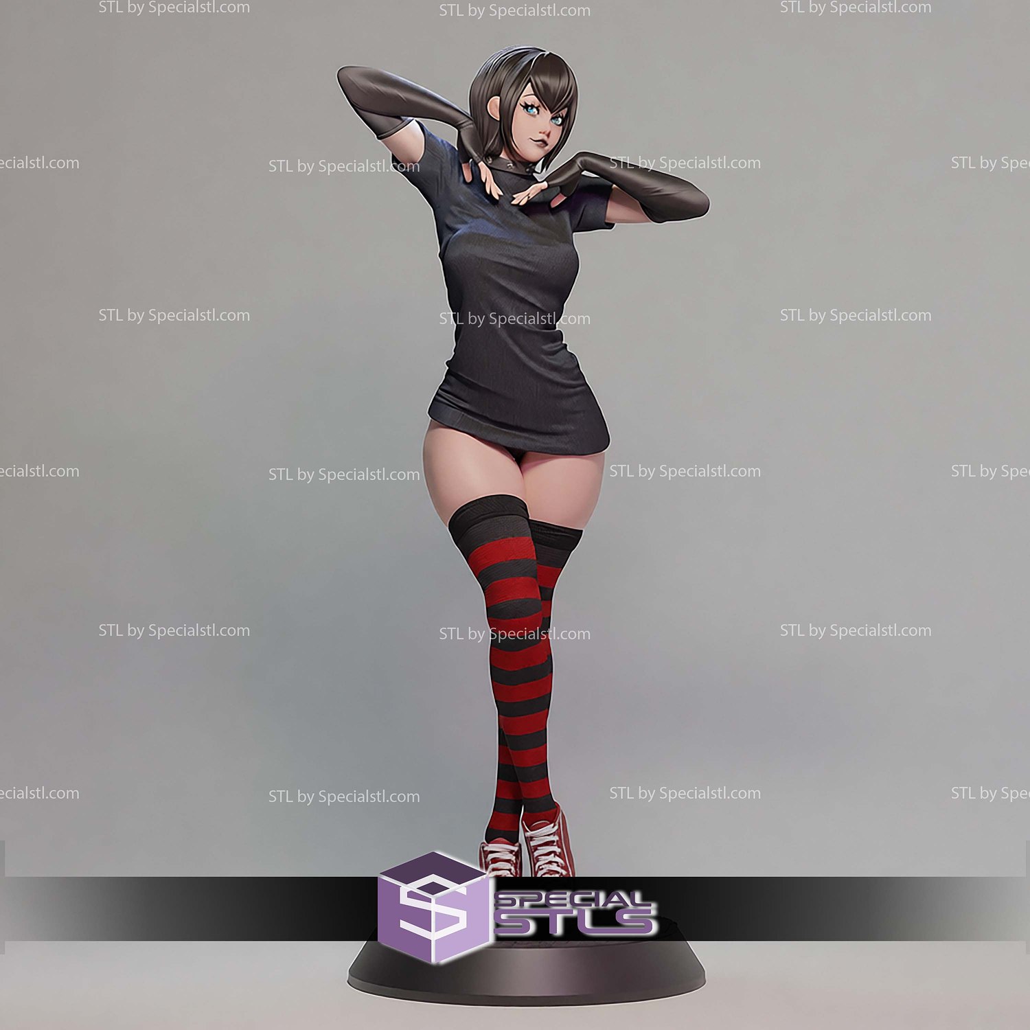 Mavis Dracula Home Outfit Stand STL Files 3D Model — view 2