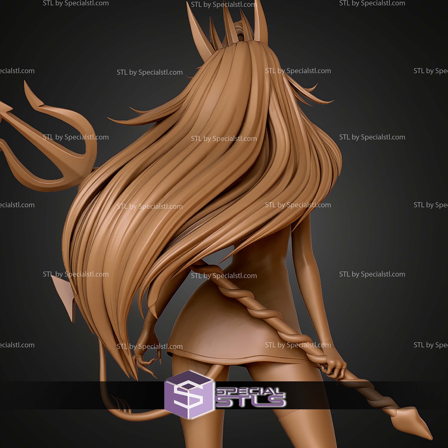 Charlie Morningstar Demon 180MM STL Files 3D Model — view 2