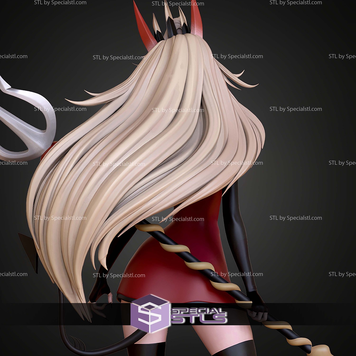 Charlie Morningstar Demon 180MM STL Files 3D Model — view 5