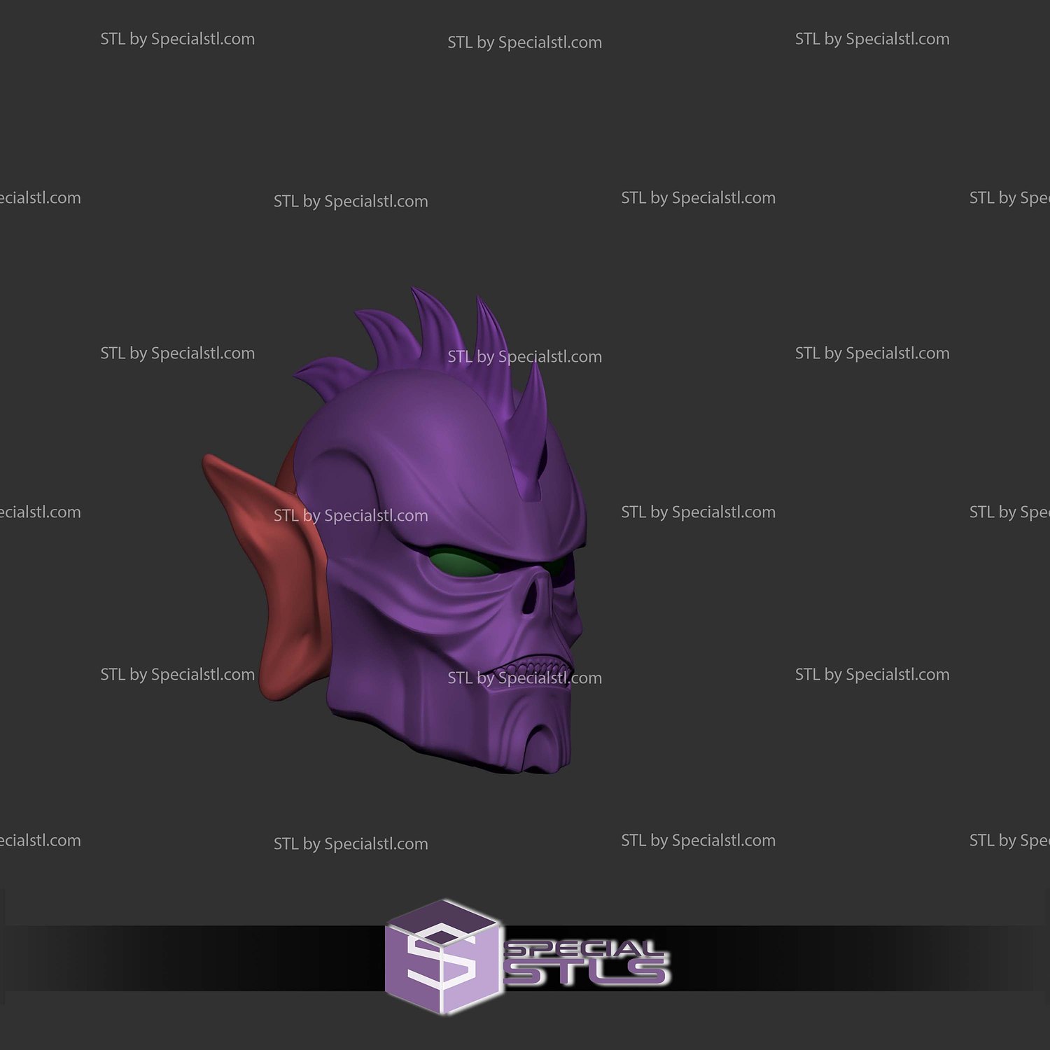 Cosplay STL Files Hordak Helmet 3D Model — view 3