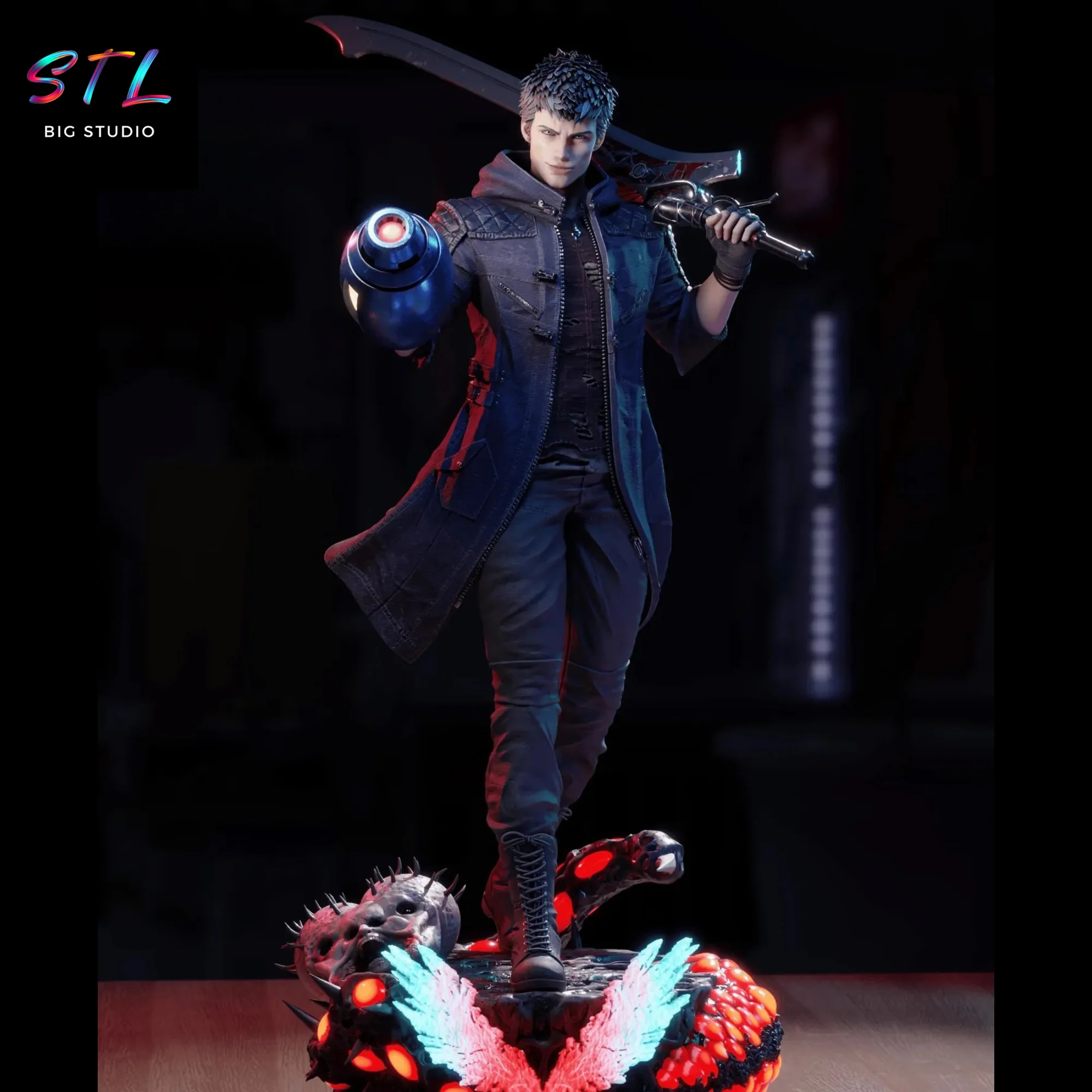 Nero STL | Devil May Cry | 3D Print Model Model — view 3