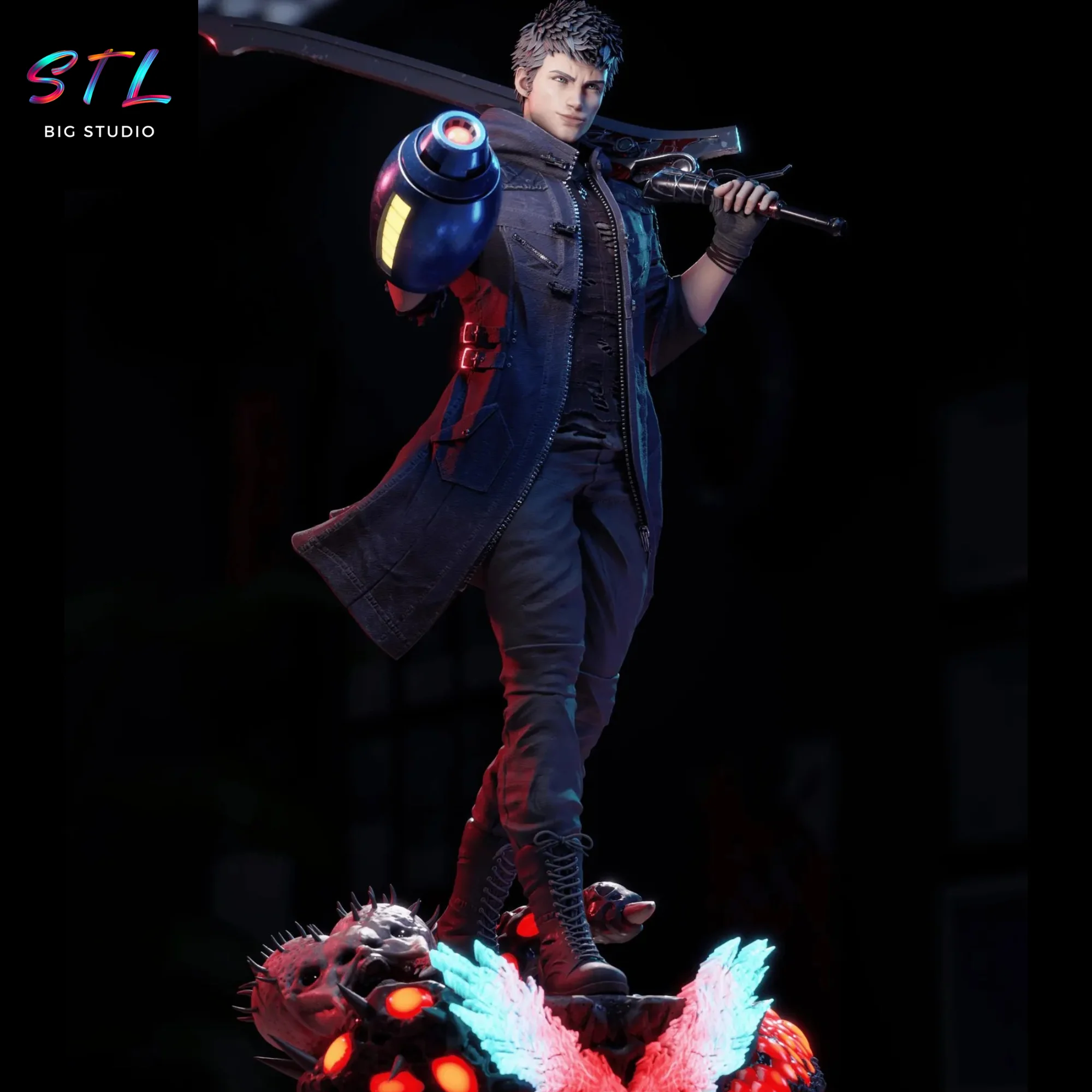 Nero STL | Devil May Cry | 3D Print Model Model — view 5