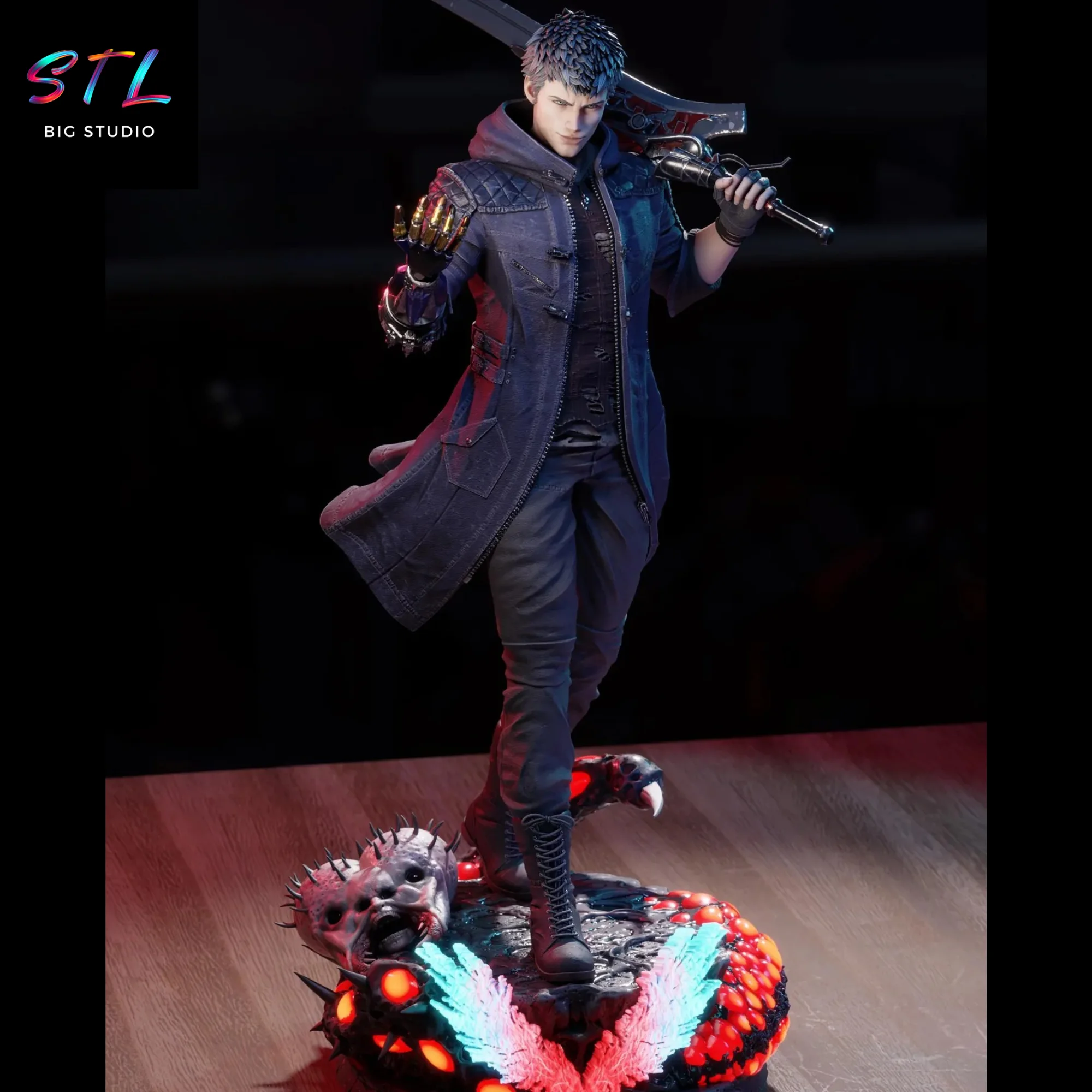 Nero STL | Devil May Cry | 3D Print Model Model — view 6