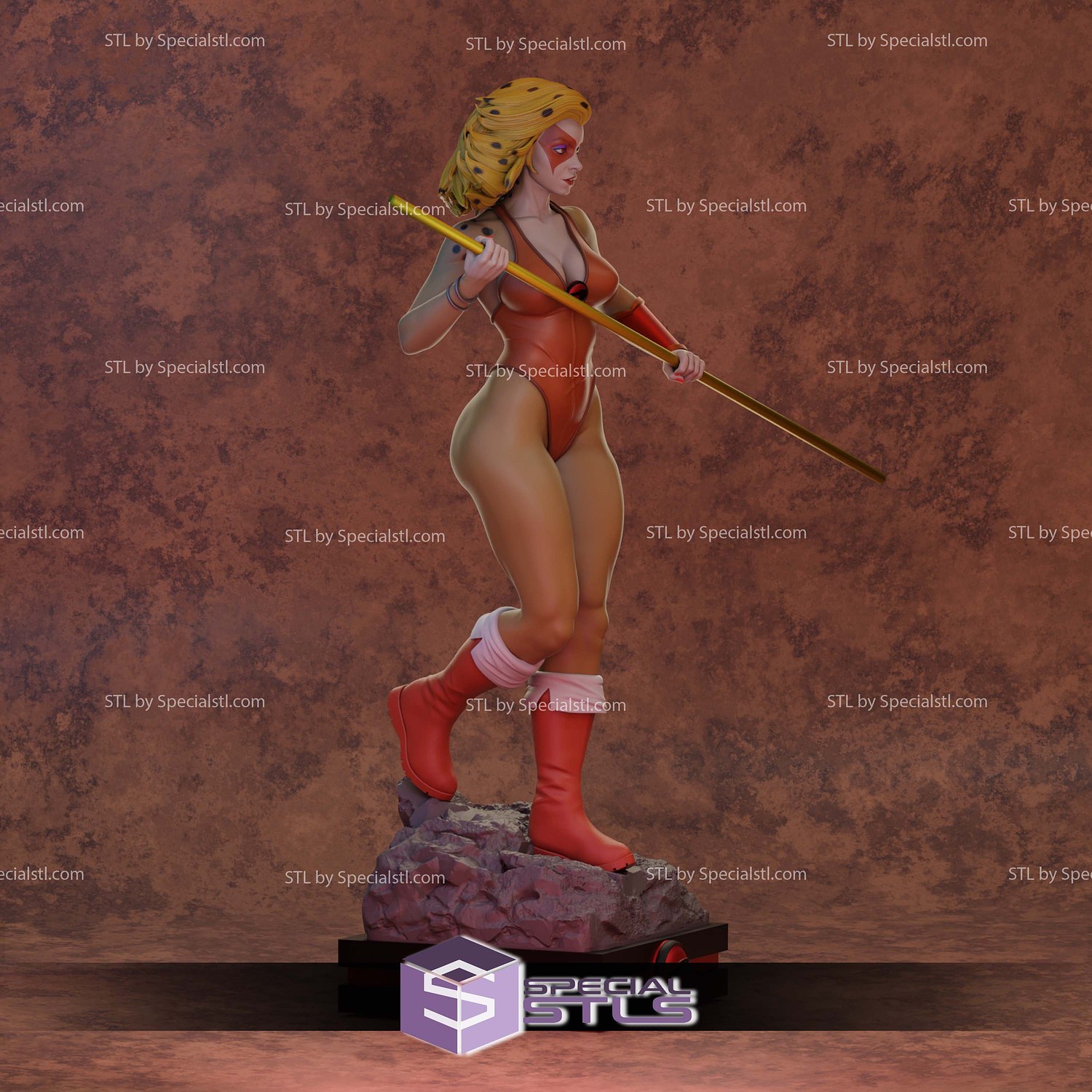 Cheetara 2025 Sculptures 3D Printing STL Model — view 4