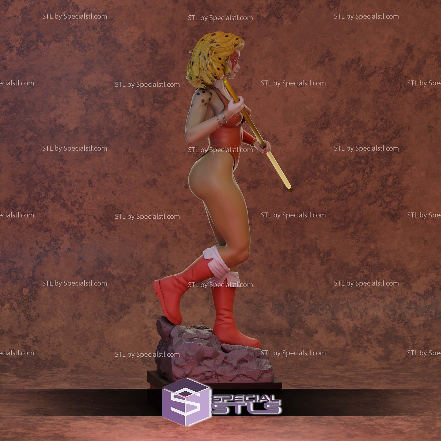 Cheetara 2025 Sculptures 3D Printing STL Model — view 7