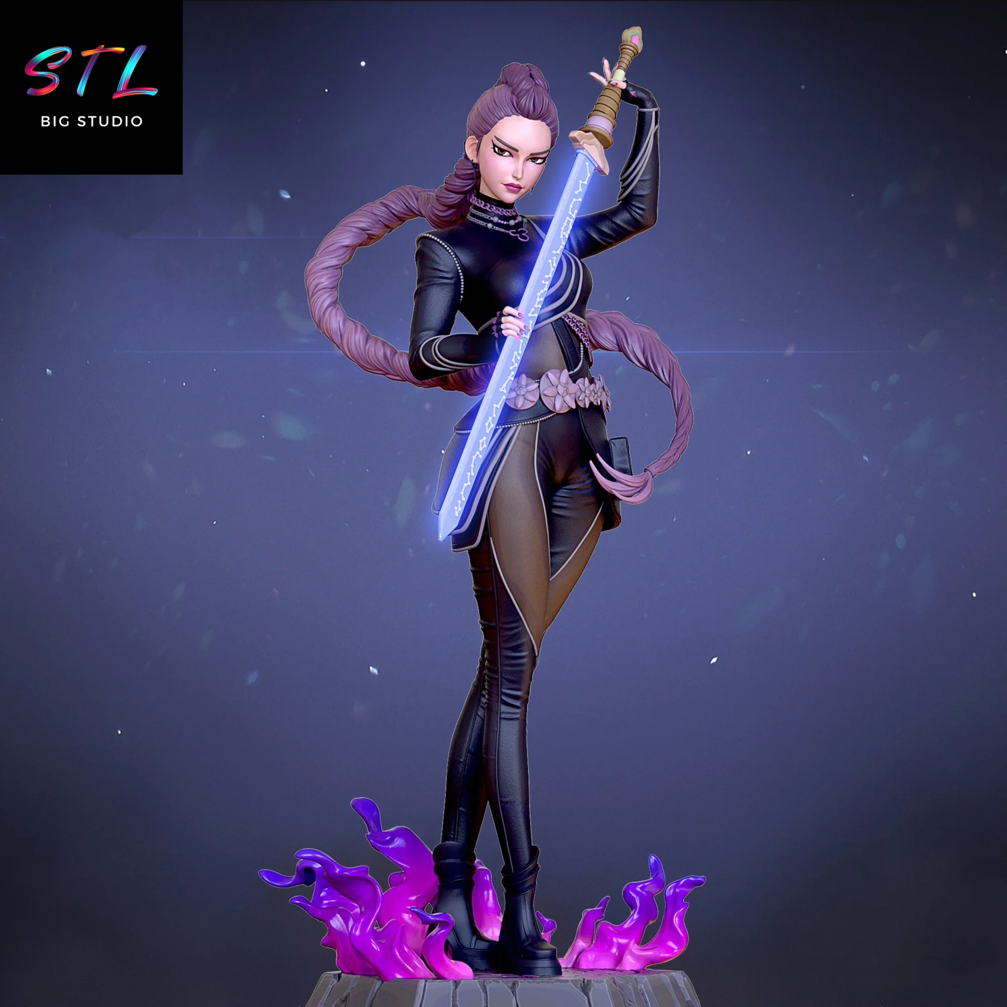 Rumi STL | K-Pop Demon Hunters | 3D Model to Print Model