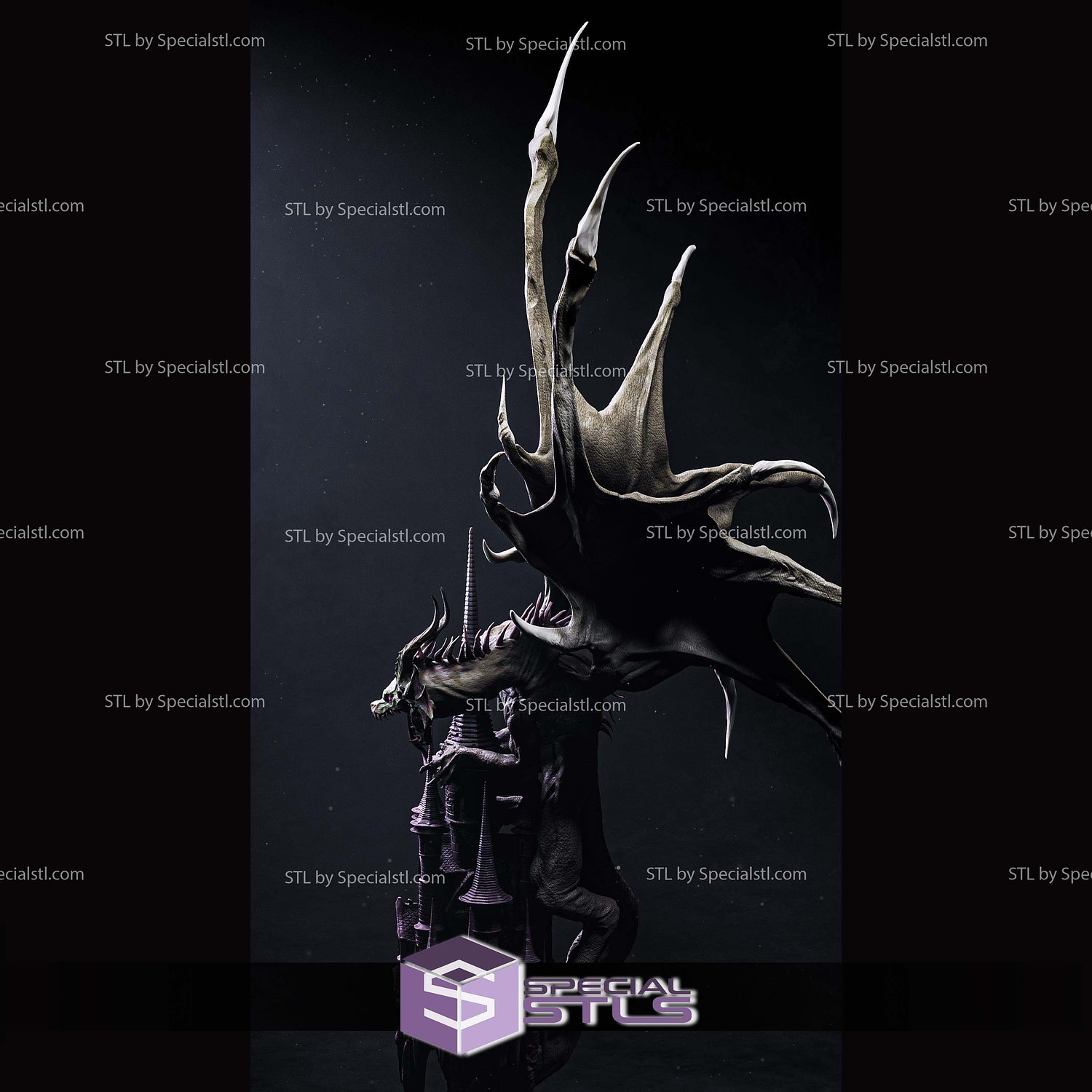 Mysterious Dragon 1-6 STL Files 3D Model — view 2