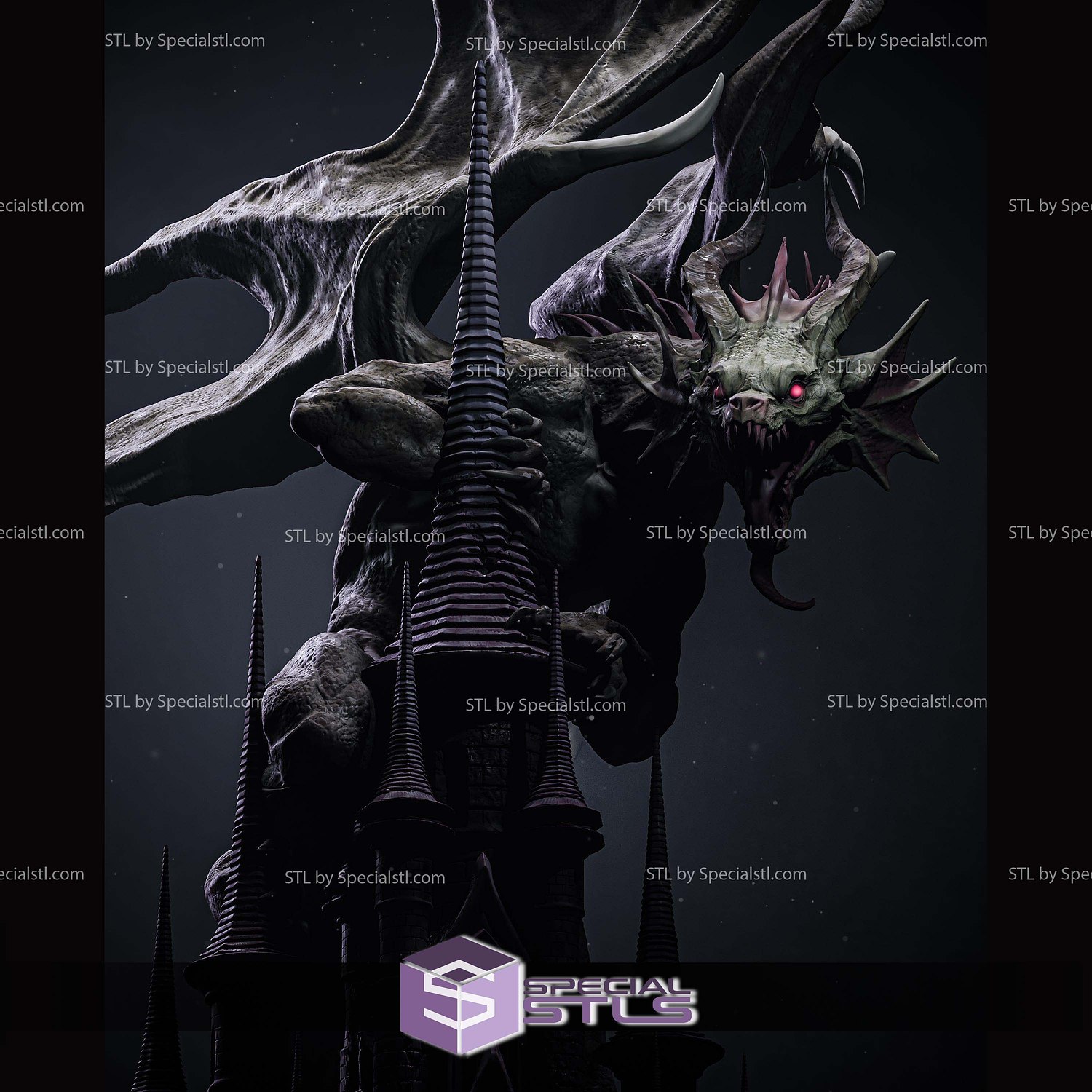 Mysterious Dragon 1-6 STL Files 3D Model — view 5