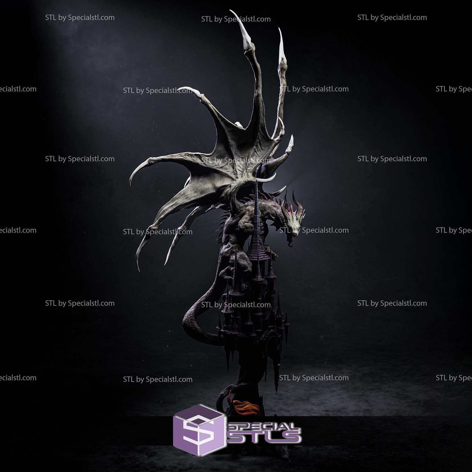 Mysterious Dragon 1-6 STL Files 3D Model — view 6