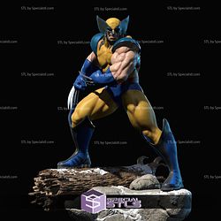 Big Wolverine X Men 3D Model Sculpture STL Model