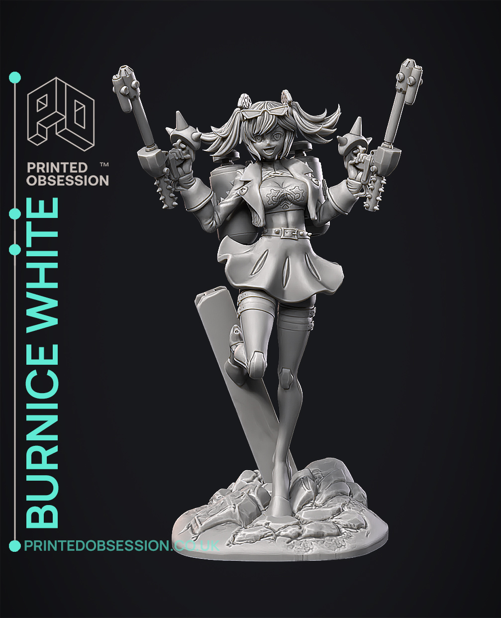 Burnice White - ZZZ - Fan Art 3D STL Model