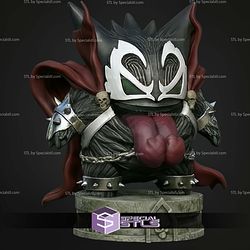 Basic STL Files Gengar Spawn Figure 3D Model