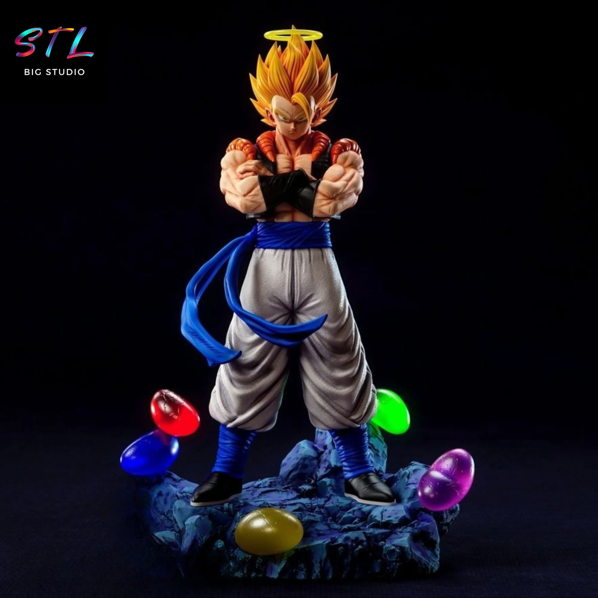 Gogeta Super Saiyan STL | Dragon Ball Z | 3D Figure to Print Model