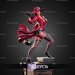 Carmen Sandiego 333mm STL Files 3D Model