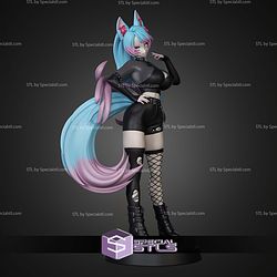 Goth SilverVale Vitural Youtuber STL Files 3D Model