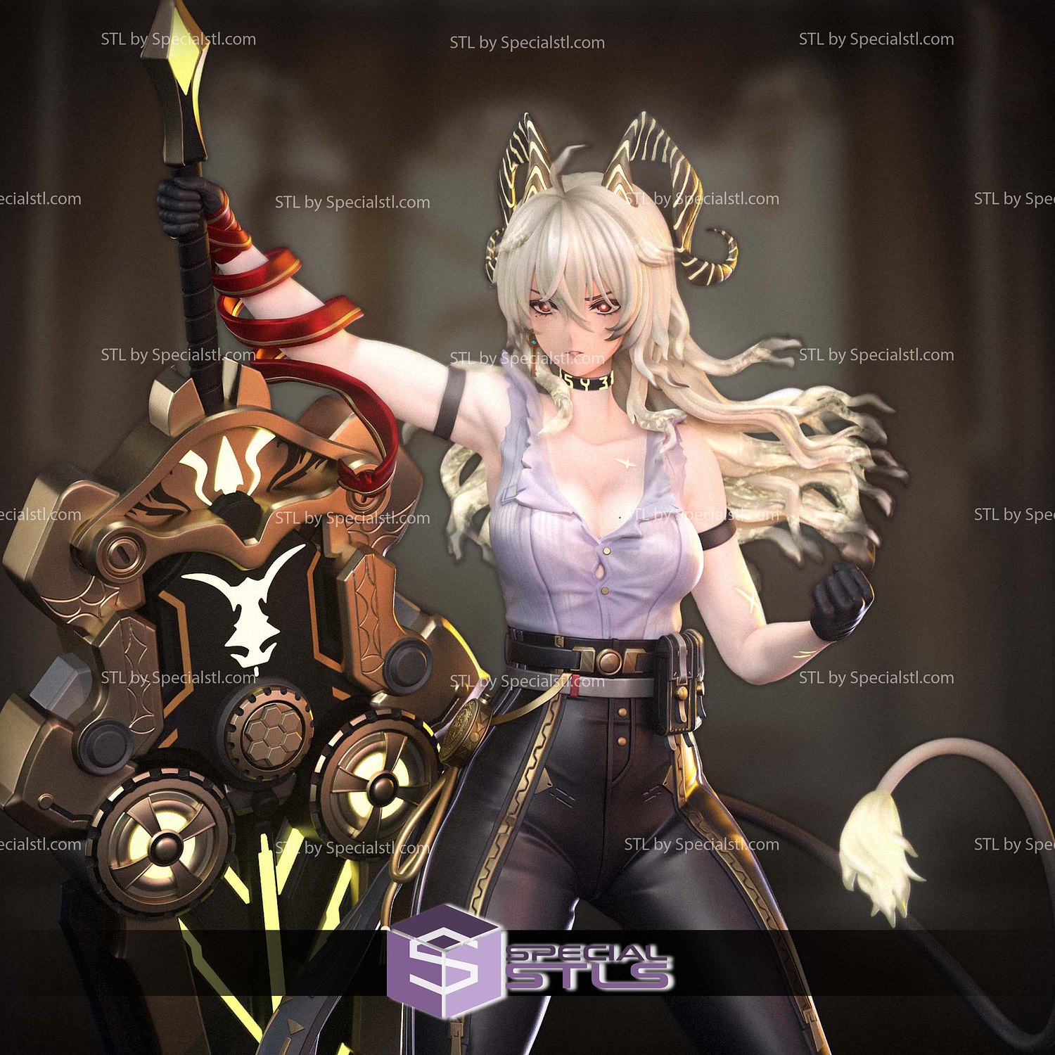 Zani 2nd Form Wuthering Waves STL Files 3D Model — view 3
