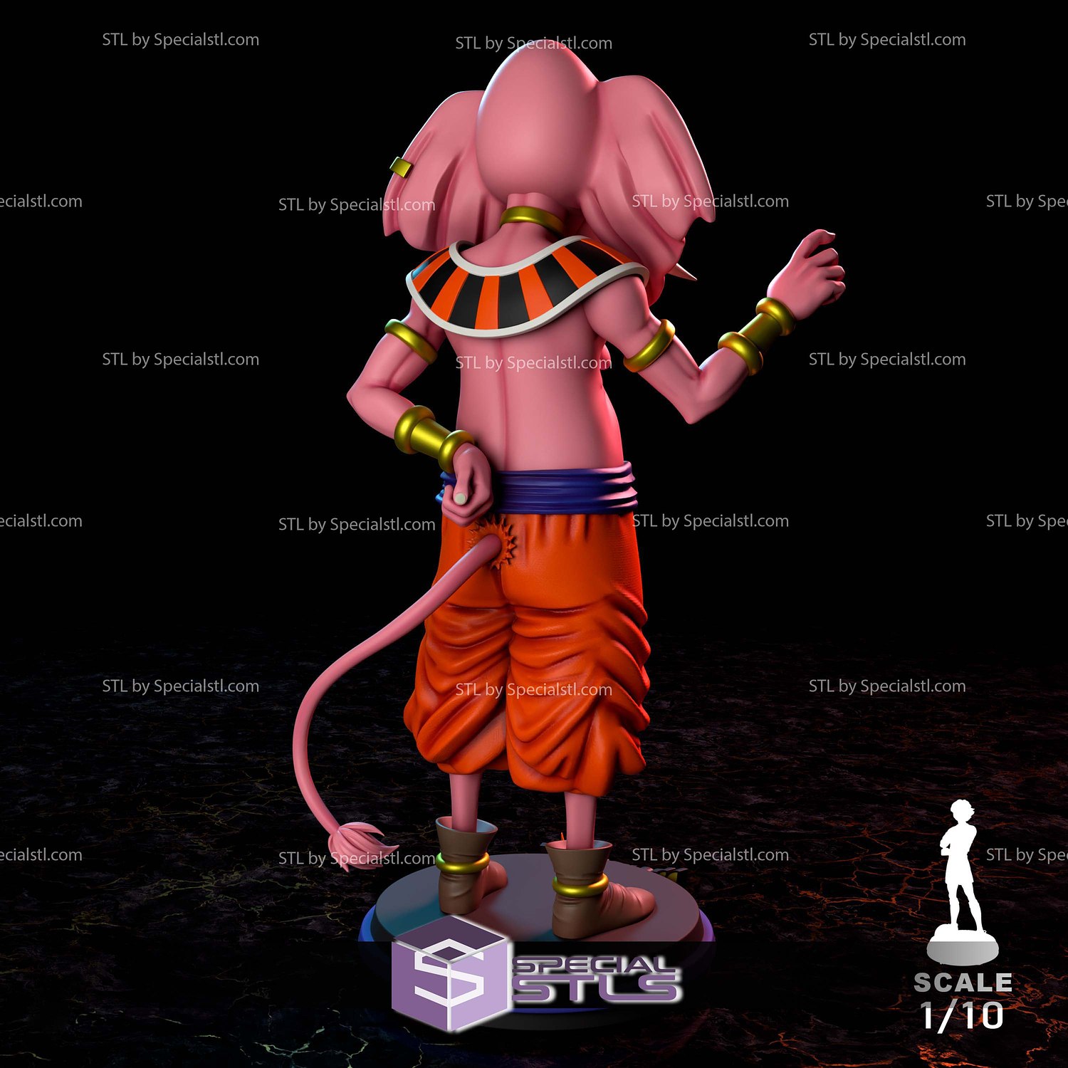 Rumoosh Dragonball Super 3D Printer Files STL Model — view 4