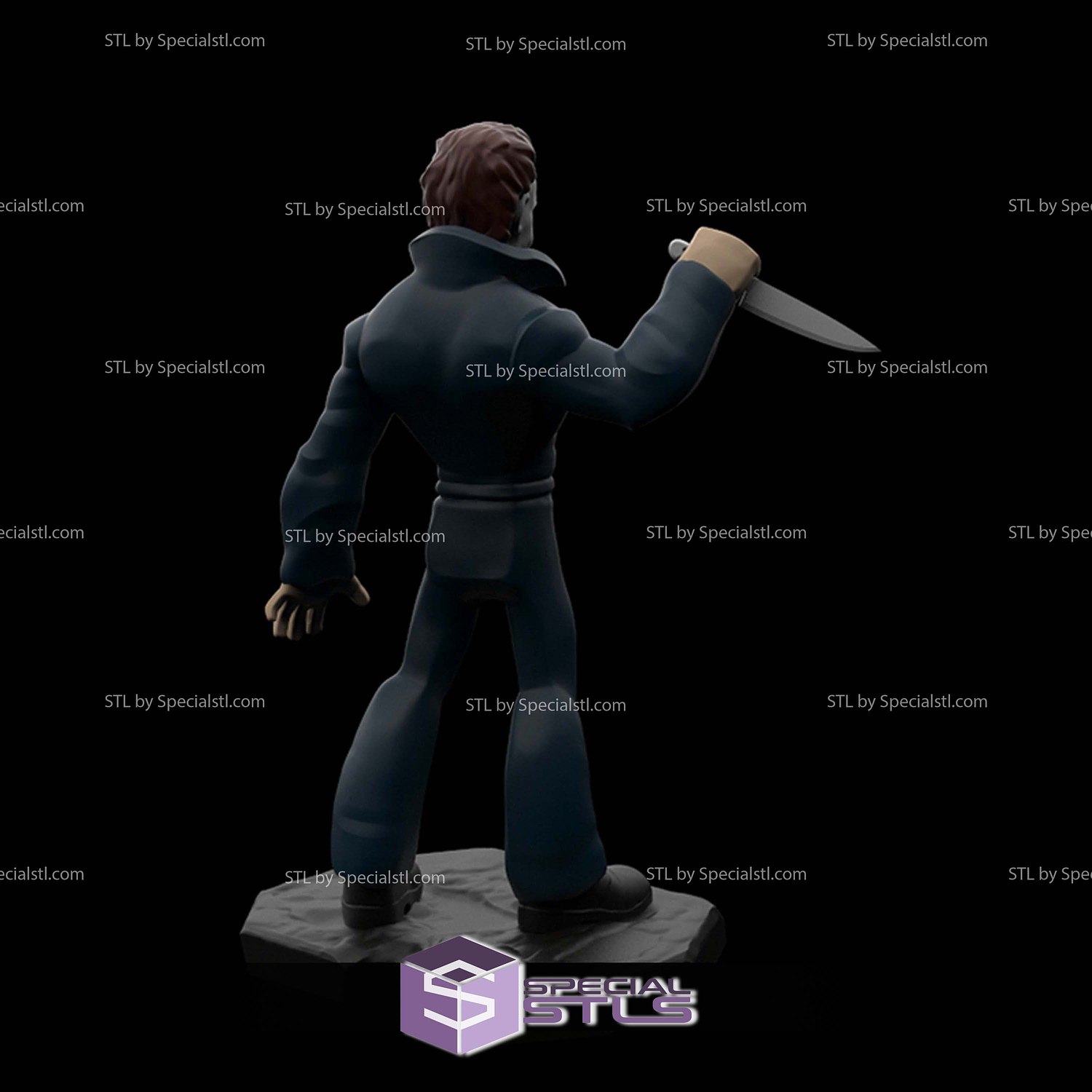 Disney Infinity Style STL Collection - Michael Myers 3D Model — view 3