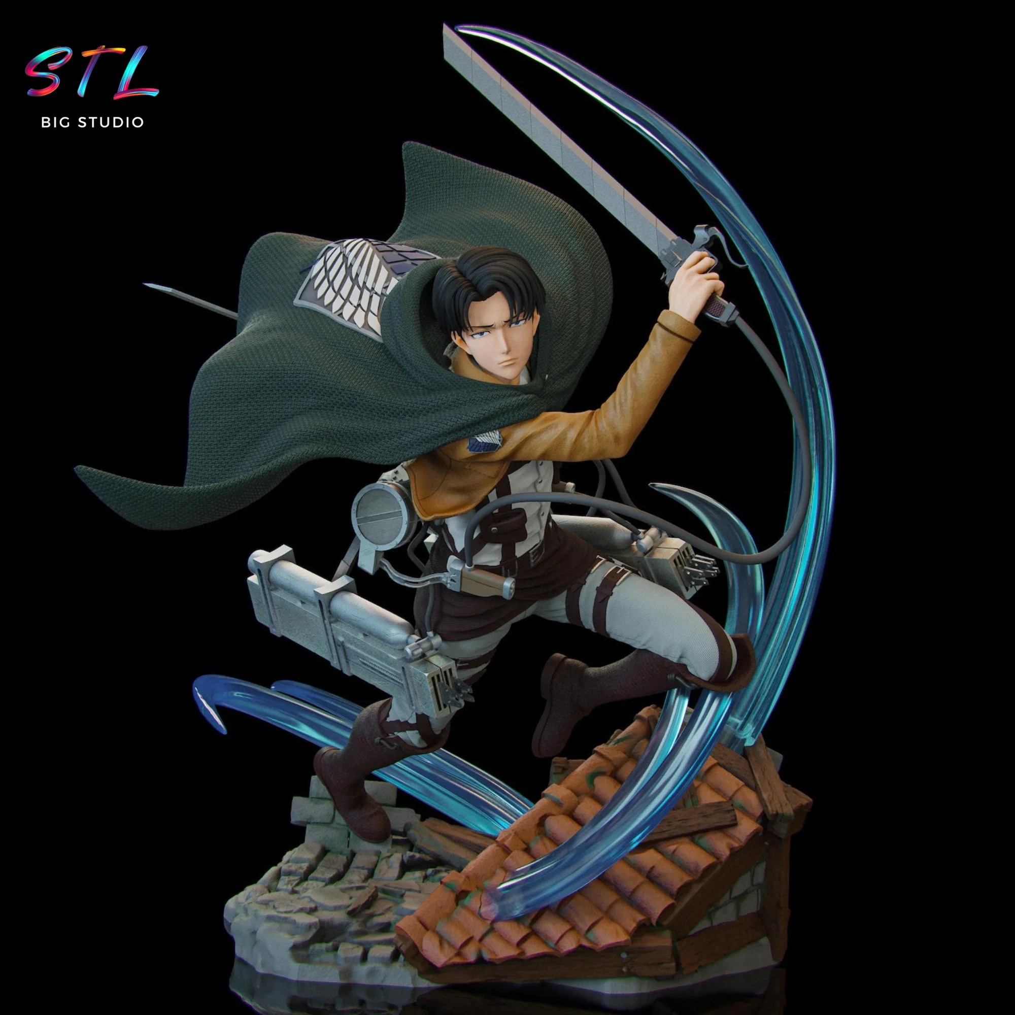 Levi Ackerman STL | Attack on Titan | 3D Printing Figure Model