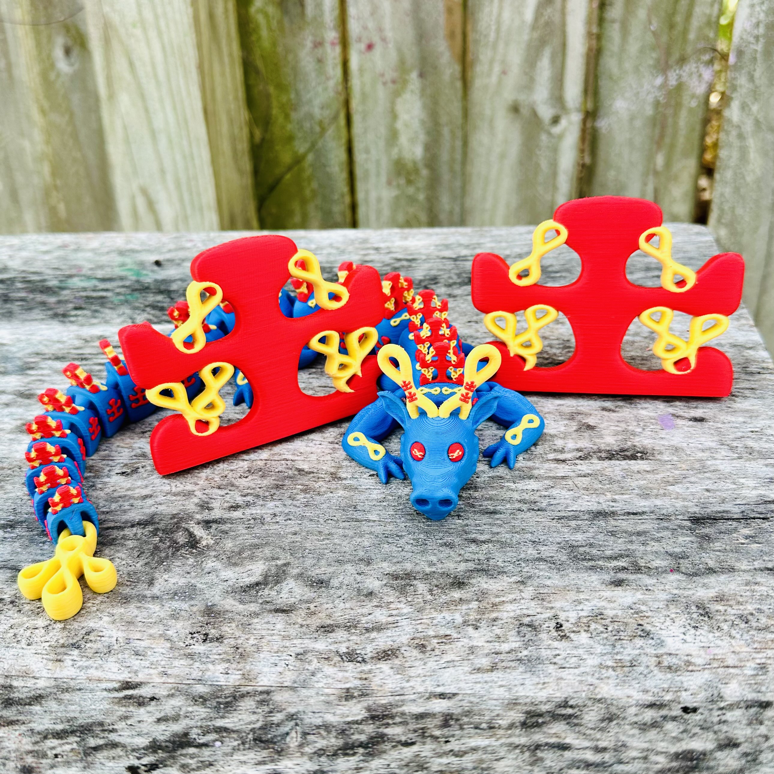 Winged Autism Dragon (3mf) 3D Model