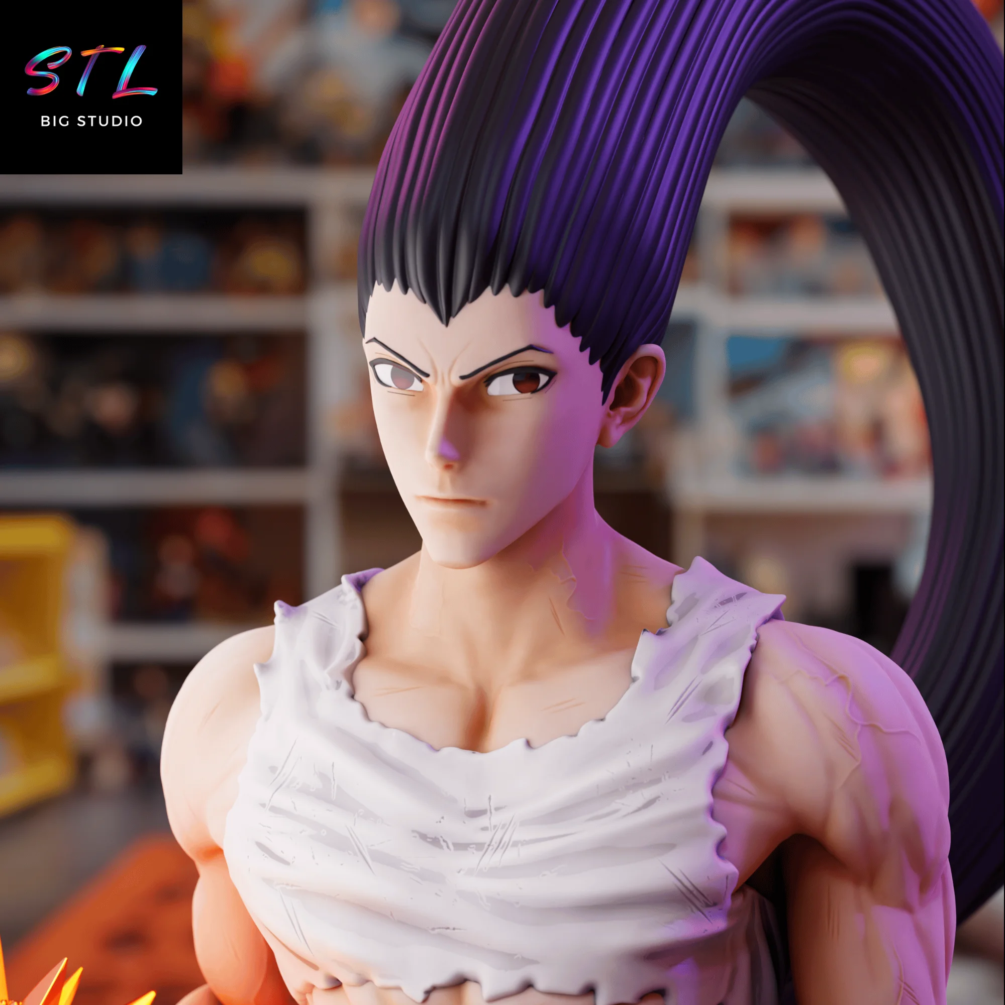 Adult Gon Freecss STL | Hunter x Hunter | 3D Printable Figure Model — view 5