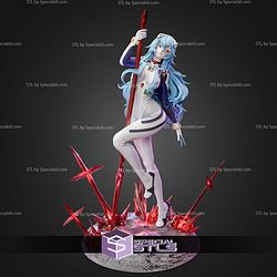 Rei Ayanami Evangelion Calm Pose STL Files 3D Model