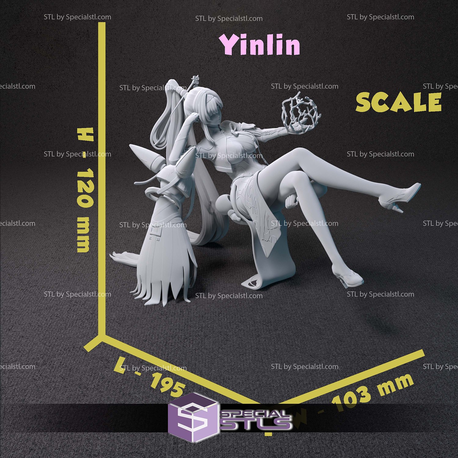 Yinlin Wuthering Waves 3D Printer Files STL Model — view 8