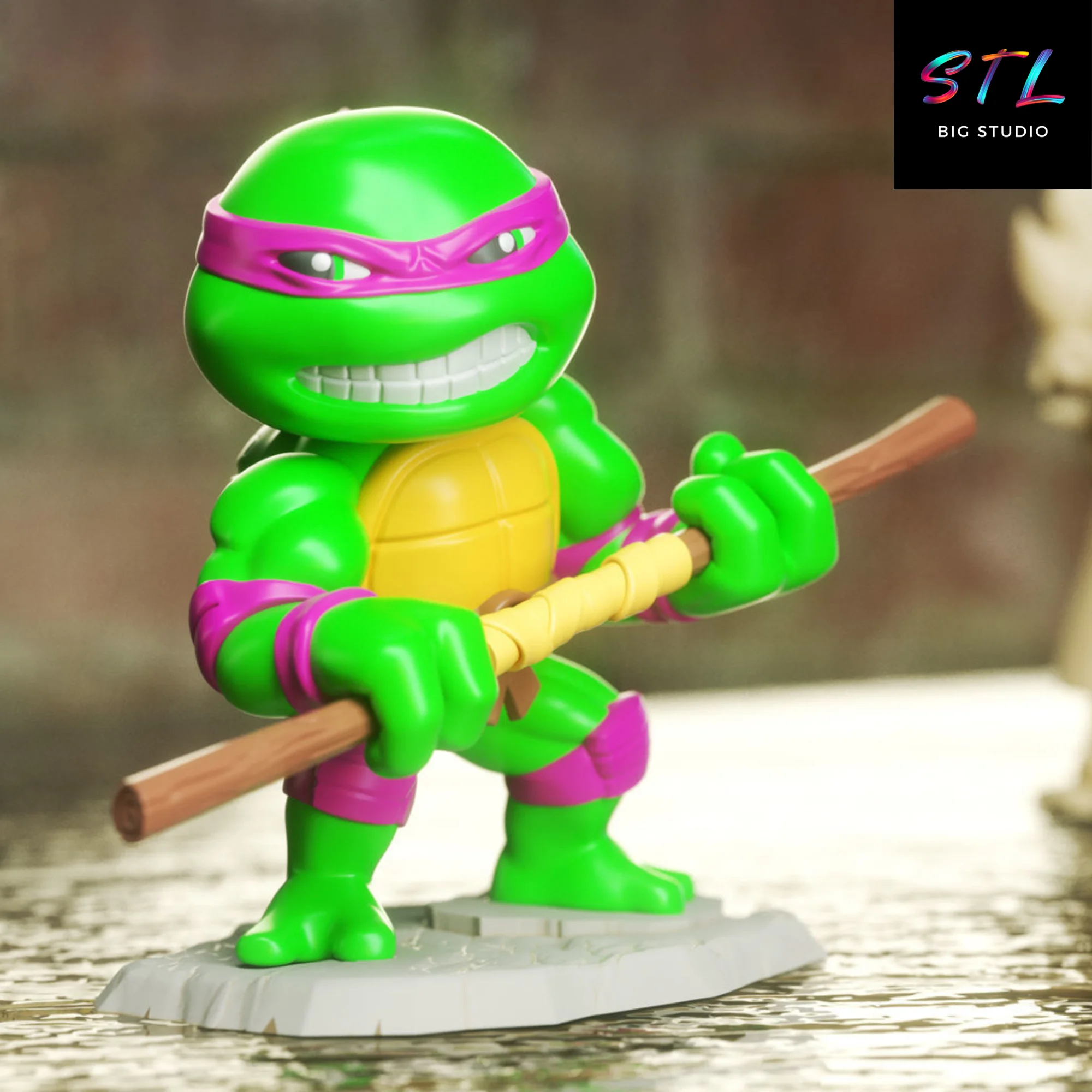 Duke Nukem Chibi STL | 3D Printable Figure Model — view 3