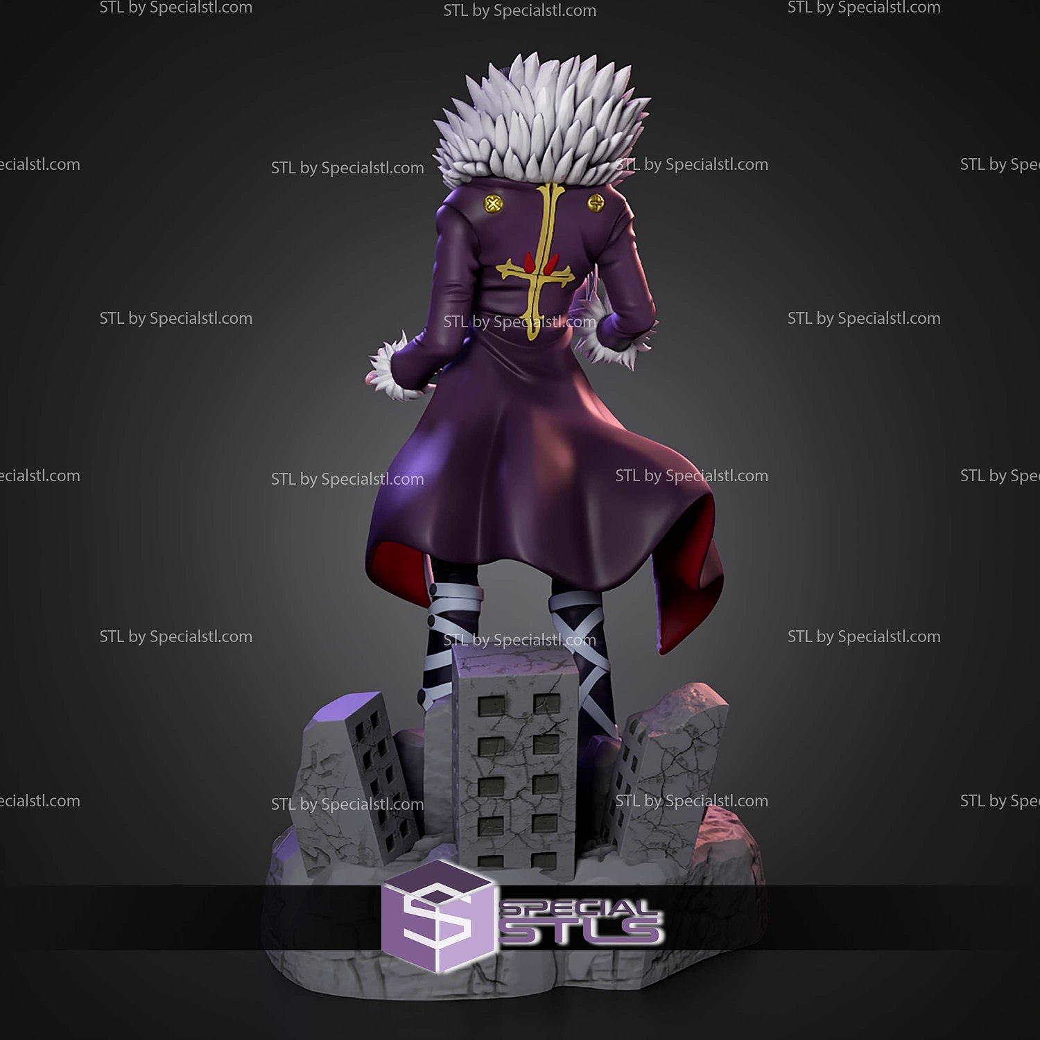 Chrollo Lucilfer Huntet X Hunter 186mm STL Files 3D Model — view 5