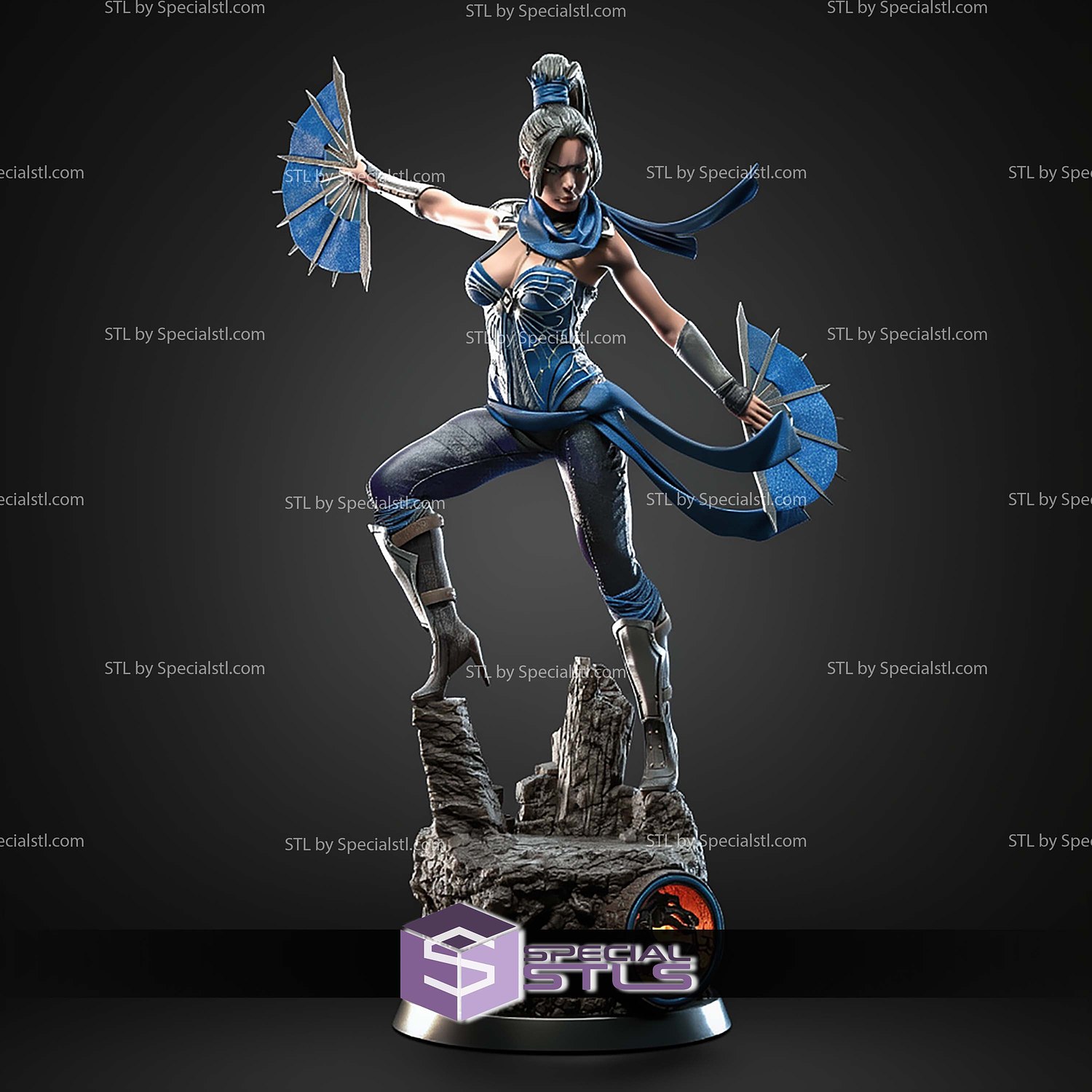 Kitana Mortal Kombat 2026 STL Files 3D Model — view 2
