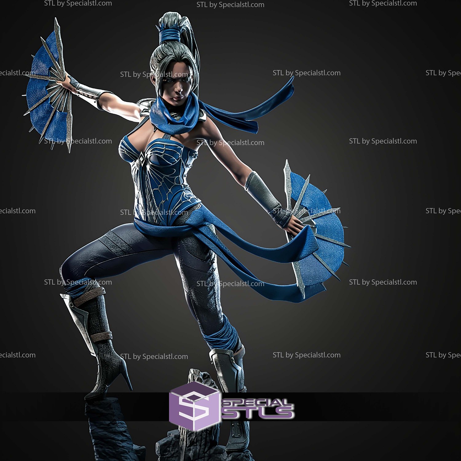 Kitana Mortal Kombat 2026 STL Files 3D Model — view 5