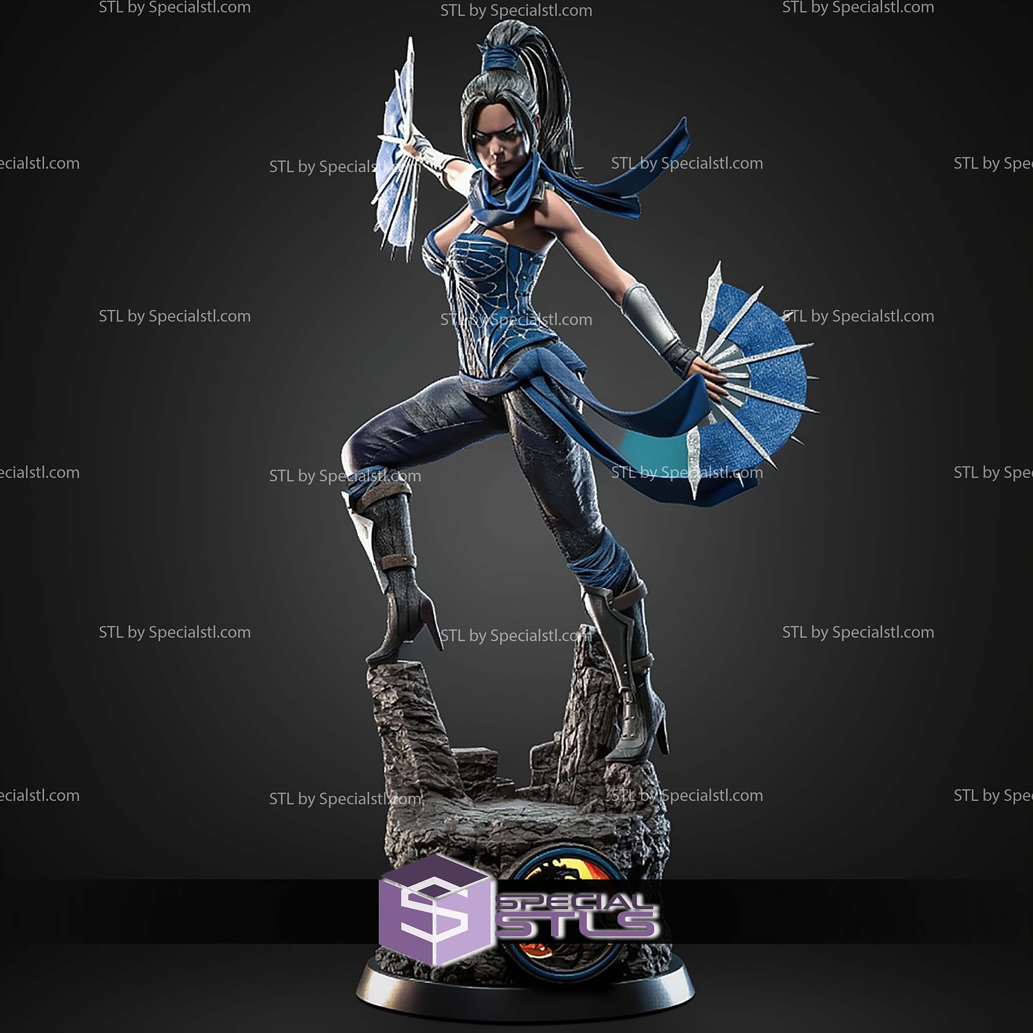 Kitana Mortal Kombat 2026 STL Files 3D Model — view 8
