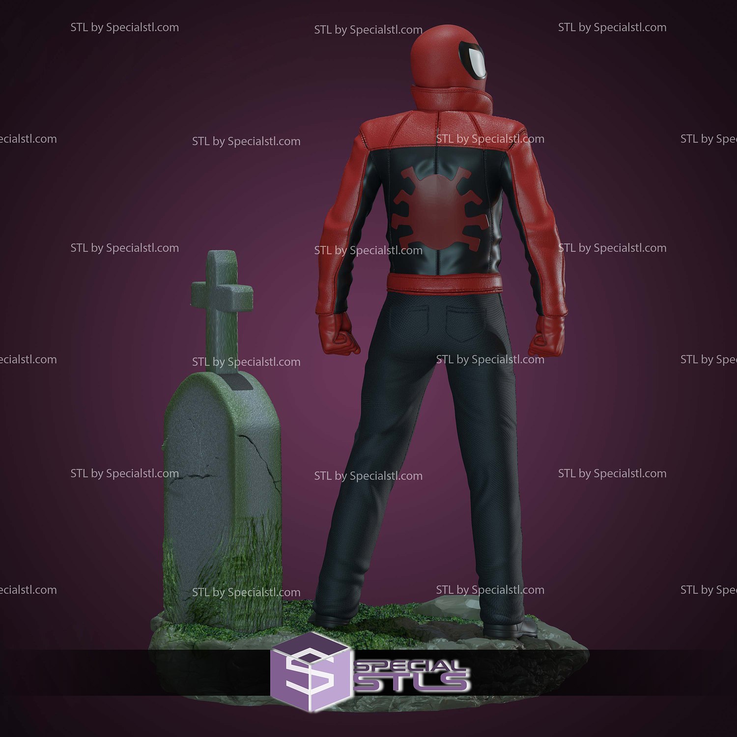 Last Stand Spider Man 3D Printer Files STL Model — view 2