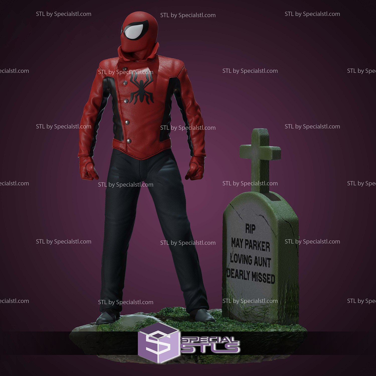 Last Stand Spider Man 3D Printer Files STL Model — view 3